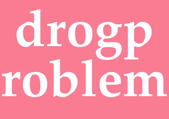 Synonym drogproblem