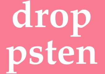 Synonym droppsten