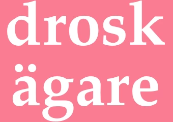 Synonym droskägare