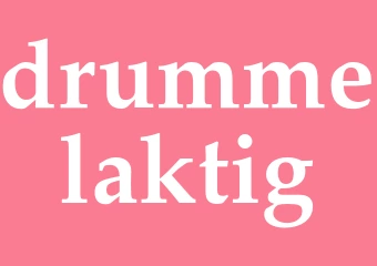 Synonym drummelaktig