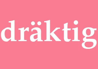 Synonym dräktig