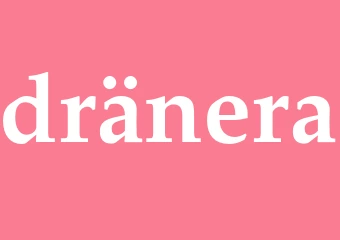 Synonym dränera
