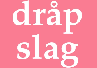 Synonym dråpslag