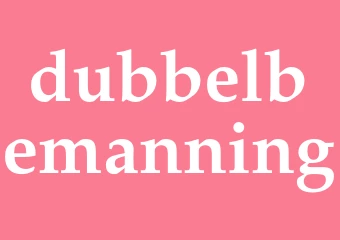 Synonym dubbelbemanning