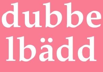Synonym dubbelbädd