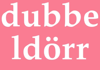 Synonym dubbeldörr