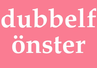 Synonym dubbelfönster