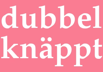 Synonym dubbelknäppt
