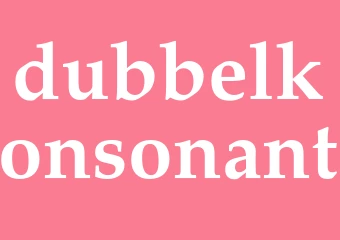 Synonym dubbelkonsonant