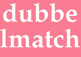 Synonym dubbelmatch