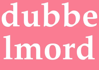 Synonym dubbelmord