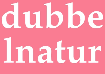 Synonym dubbelnatur