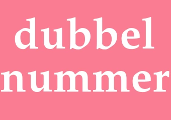 Synonym dubbelnummer