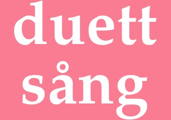 Synonym duettsång