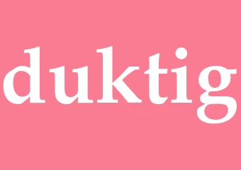 Synonym duktig