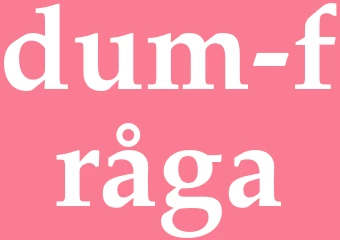 Synonym dum fråga