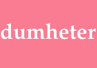 Synonym dumheter