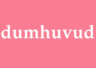 Synonym dumhuvud