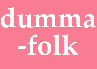 Synonym dumma folk