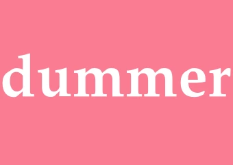 Synonym dummer