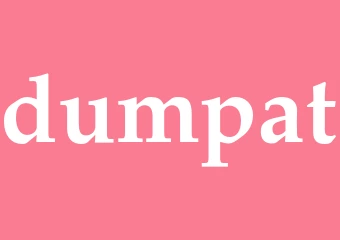 Synonym dumpat