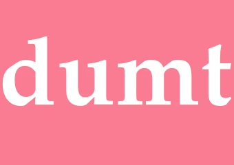 Synonym dumt