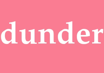 Synonym dunder