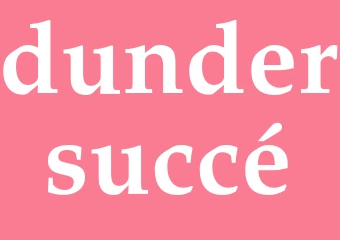 Synonym dundersuccé