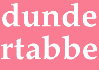 Synonym dundertabbe