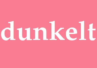 Synonym dunkelt