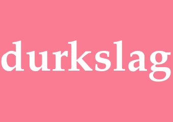 Synonym durkslag
