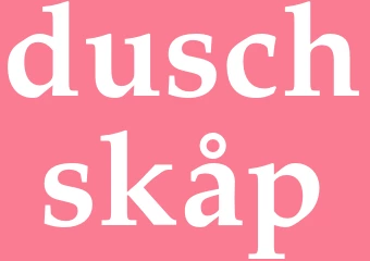 Synonym duschskåp