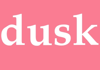 Synonym dusk