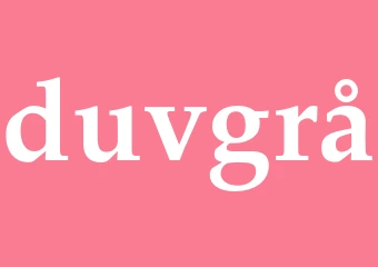 Synonym duvgrå