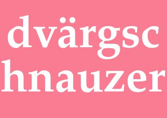 Synonym dvärgschnauzer