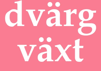Synonym dvärgväxt