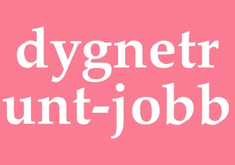 Synonym dygnetrunt-jobb