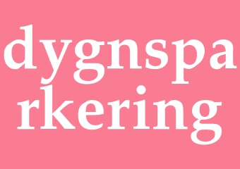 Synonym dygnsparkering