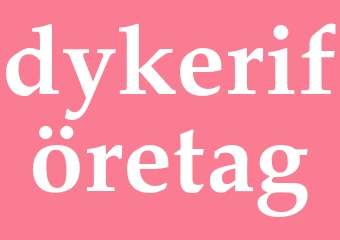 Synonym dykeriföretag