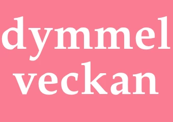 Synonym dymmelveckan