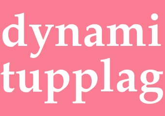 Synonym dynamitupplag