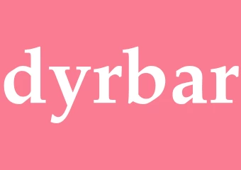 Synonym dyrbar