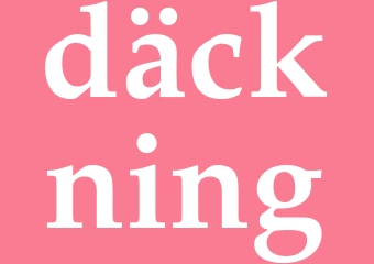 Synonym däckning