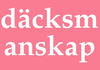 Synonym däcksmanskap