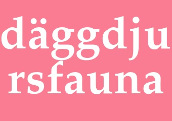 Synonym däggdjursfauna