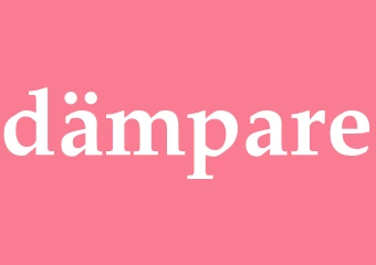 Synonym dämpare
