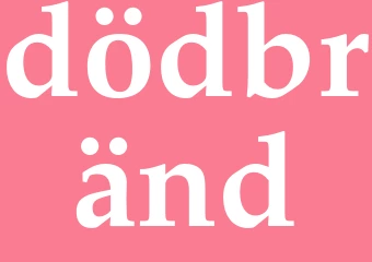 Synonym dödbränd
