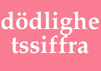 Synonym dödlighetssiffra