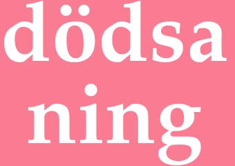 Synonym dödsaning