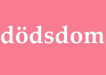 Synonym dödsdom